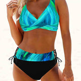 Panna – színes geometriai bikini