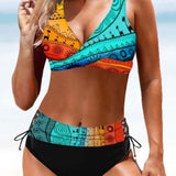 Panna – színes geometriai bikini