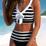 Margit – csíkos masnis bikini