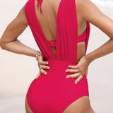 Gizella – mély dekoltázsú modeláló fürdőruha