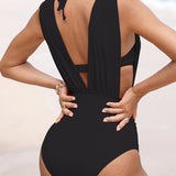 Gizella – mély dekoltázsú modeláló fürdőruha