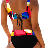 Panna – színes geometriai bikini