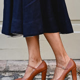 Zsófia – bőr Mary Jane pumps