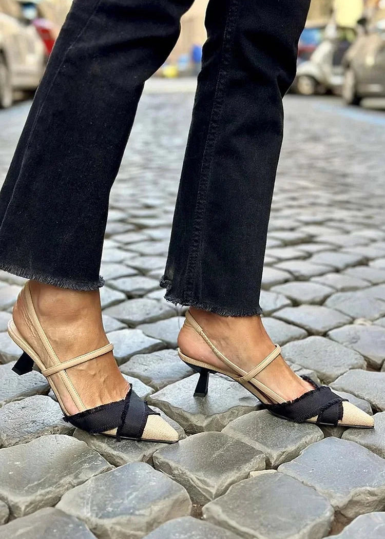Nikolett - Elegáns slingback cipők