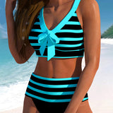 Margit – csíkos masnis bikini