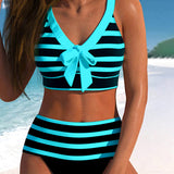 Margit – csíkos masnis bikini