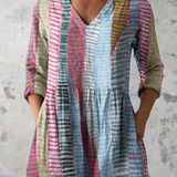 Szabina - Színes patchwork blúz