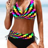 Panna – színes geometriai bikini