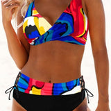 Panna – színes geometriai bikini