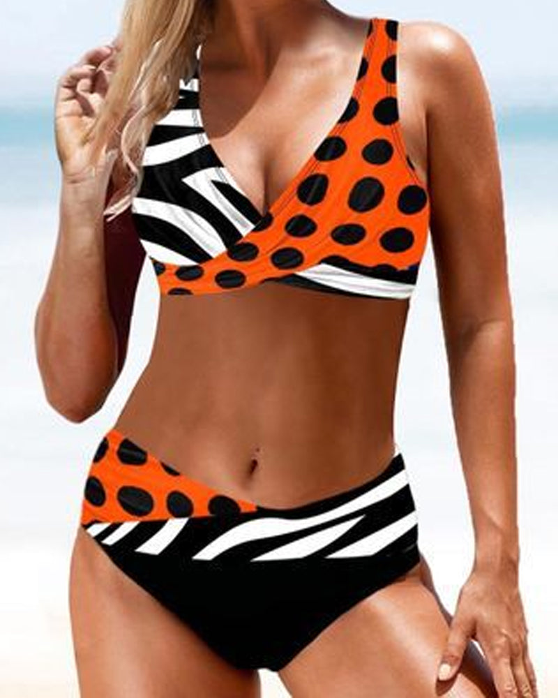 Panna – színes geometriai bikini