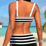 Margit – csíkos masnis bikini