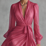 Petra – átlapolt sifon maxiruha