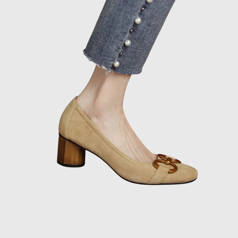 Viktória – Elegáns Csatos Ballarina Cipő