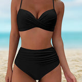 Apolka – virágmintás push-up bikini