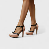 Olívia – lakk platform pumps