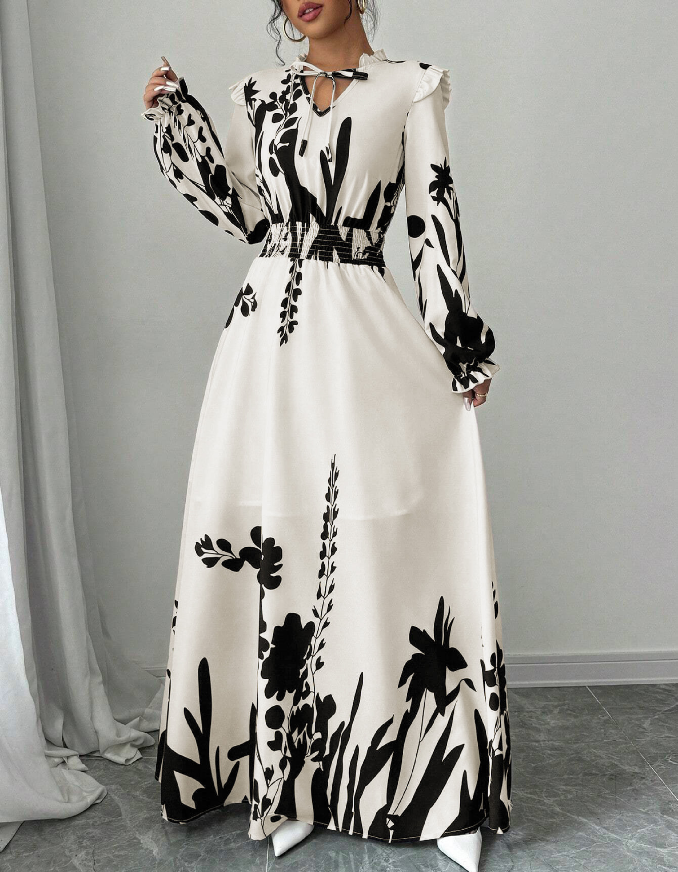 Zelma - Halter nyakú maxi ruha
