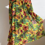 Nikolett – trópusi mintás bikini tunikával