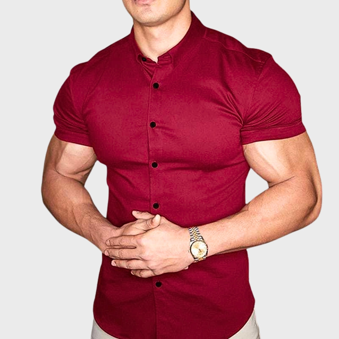 Róbert - Rövidujjú slim ing
