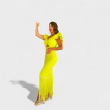 Eszter - Neon flamenco ruha