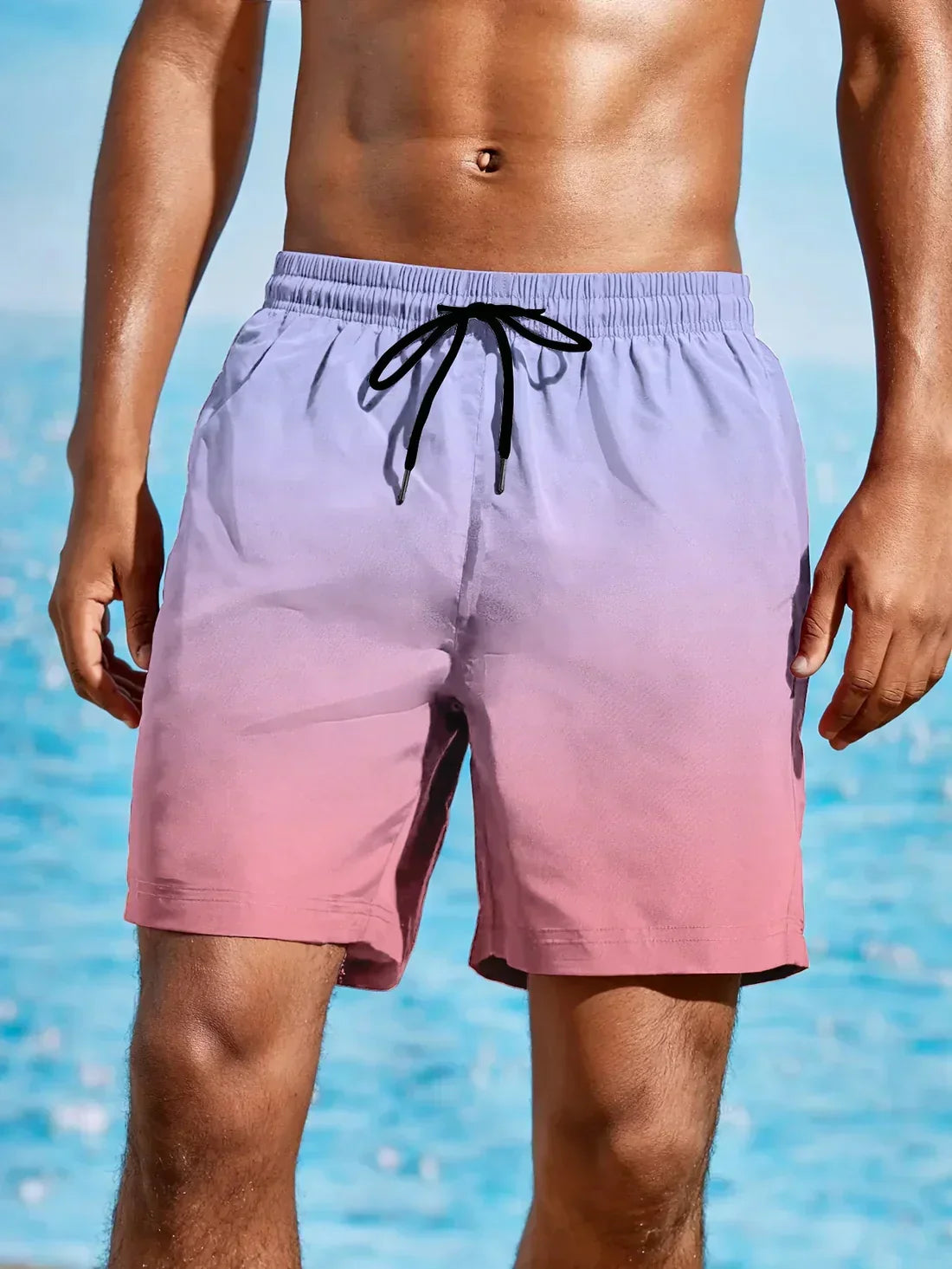 Színátmenetes strandshorts