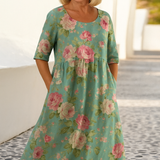 Eliza – kényelmes midi ruha
