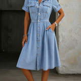 Deborah | Rövid Ujjú Farmerruha