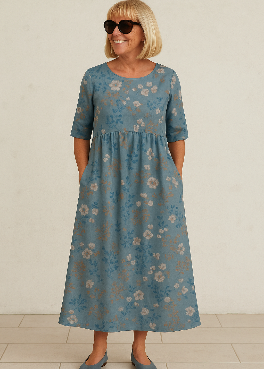 Eliza – kényelmes midi ruha