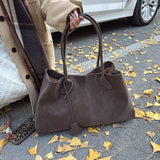 Kamilla – nagy nubuk shopper táska