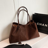Kamilla – nagy nubuk shopper táska
