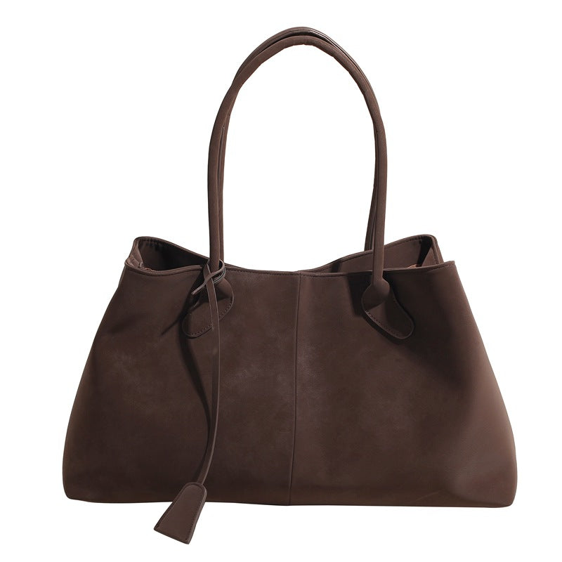 Kamilla – nagy nubuk shopper táska