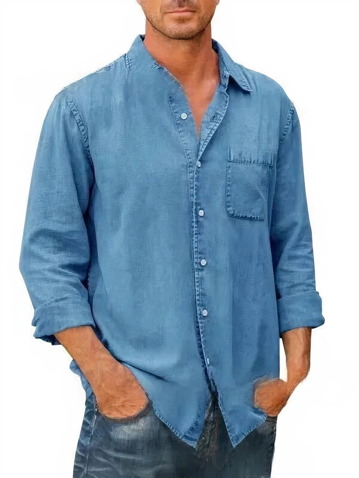 Dezső - Hosszú Ujjú Denim Keverék