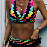 Panna – színes geometriai bikini