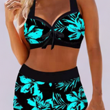 Ilona – virágmintás bikini sortnadrággal
