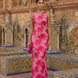 Anita - Virágos maxi ruha