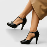 Olívia – lakk platform pumps