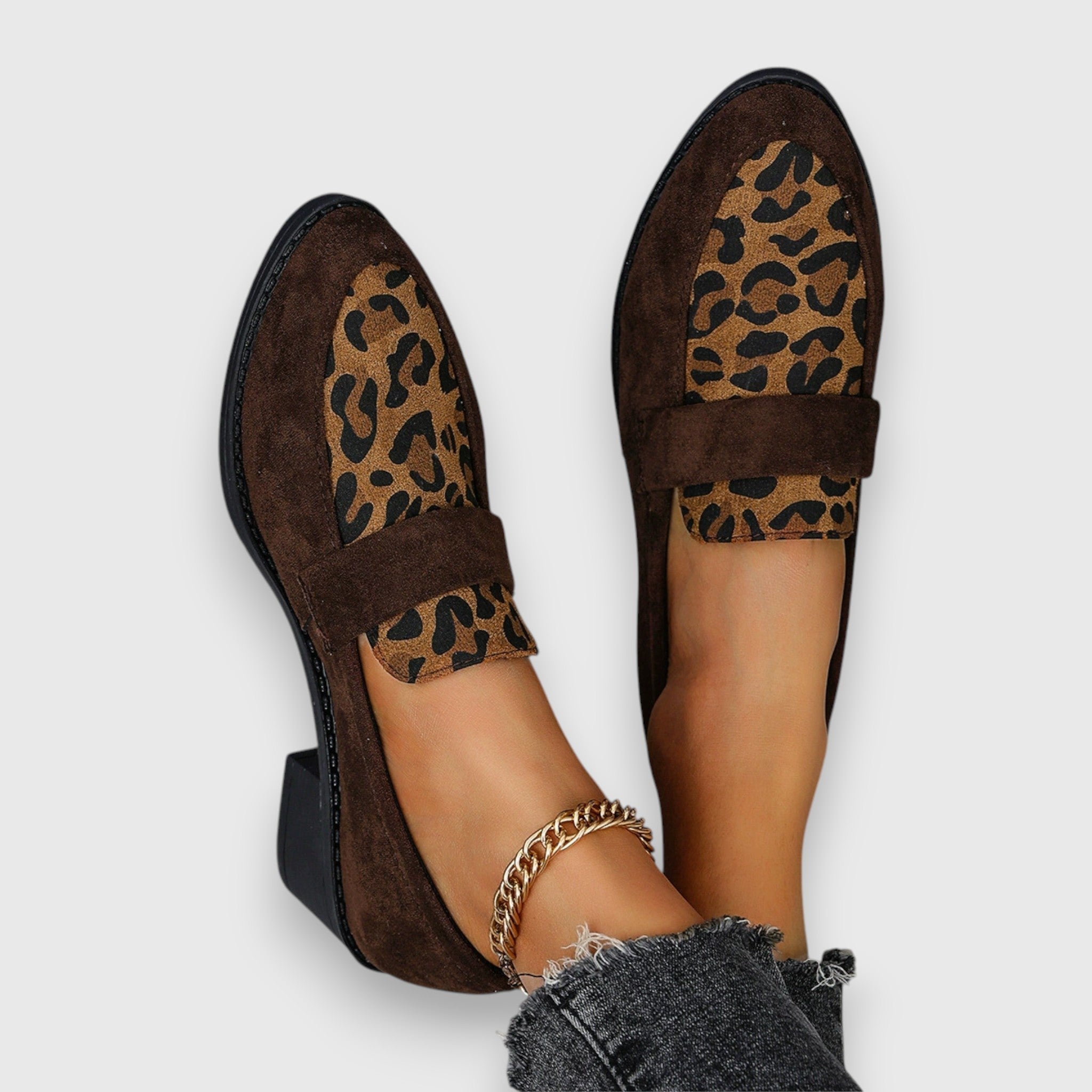 Bianka - Kényelmes leopárdmintás sneaker