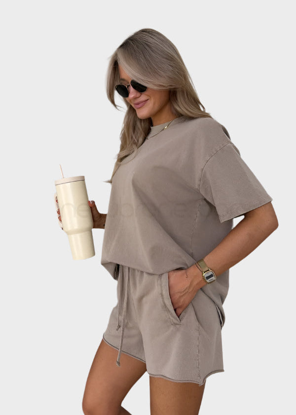 Casual T-shirt és Jogger Nadrág Szett