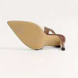 Konstancia – kétszínű slingback tűsarkú