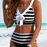 Margit – csíkos masnis bikini