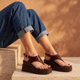 Emília - Pántos platform szandál