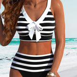Margit – csíkos masnis bikini