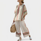 Beatriz - Mediterrán Csíkos Szett