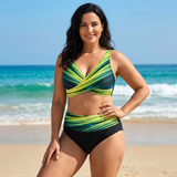 Zita – etnikai mintás átlapolt bikini