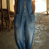 Lenna - Retro pamut farmer overál