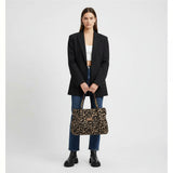 Leóna – leopárdmintás shopper táska