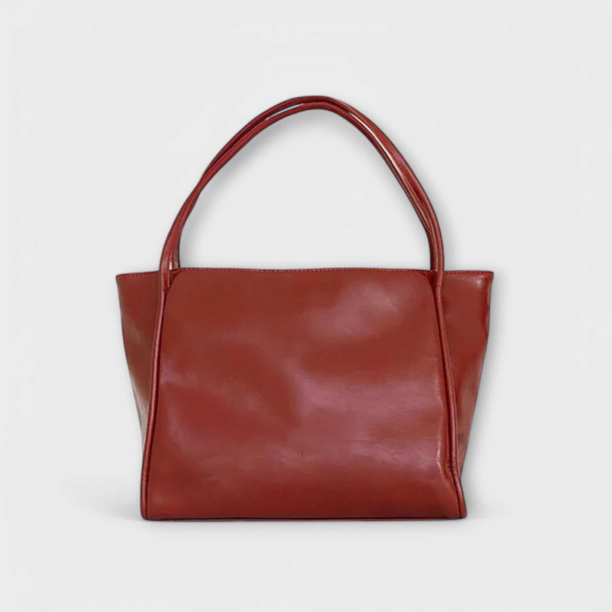 Bianka – fényes bőr shopper táska