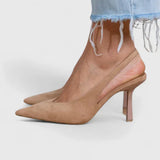 Adrienn - Elegáns slingback sarkú cipő