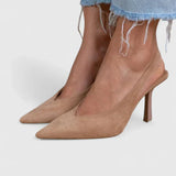 Adrienn - Elegáns slingback sarkú cipő