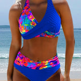 Szonja – keresztpántos átlapolt bikini