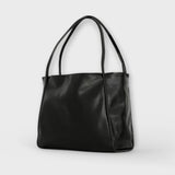 Bianka – fényes bőr shopper táska